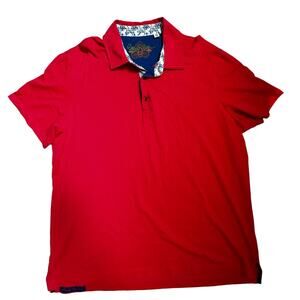 Robert Graham|SS‎ Polo|Classic Fit|Coral Pink|SZ 2XL